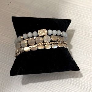 Set of beaded bracelets